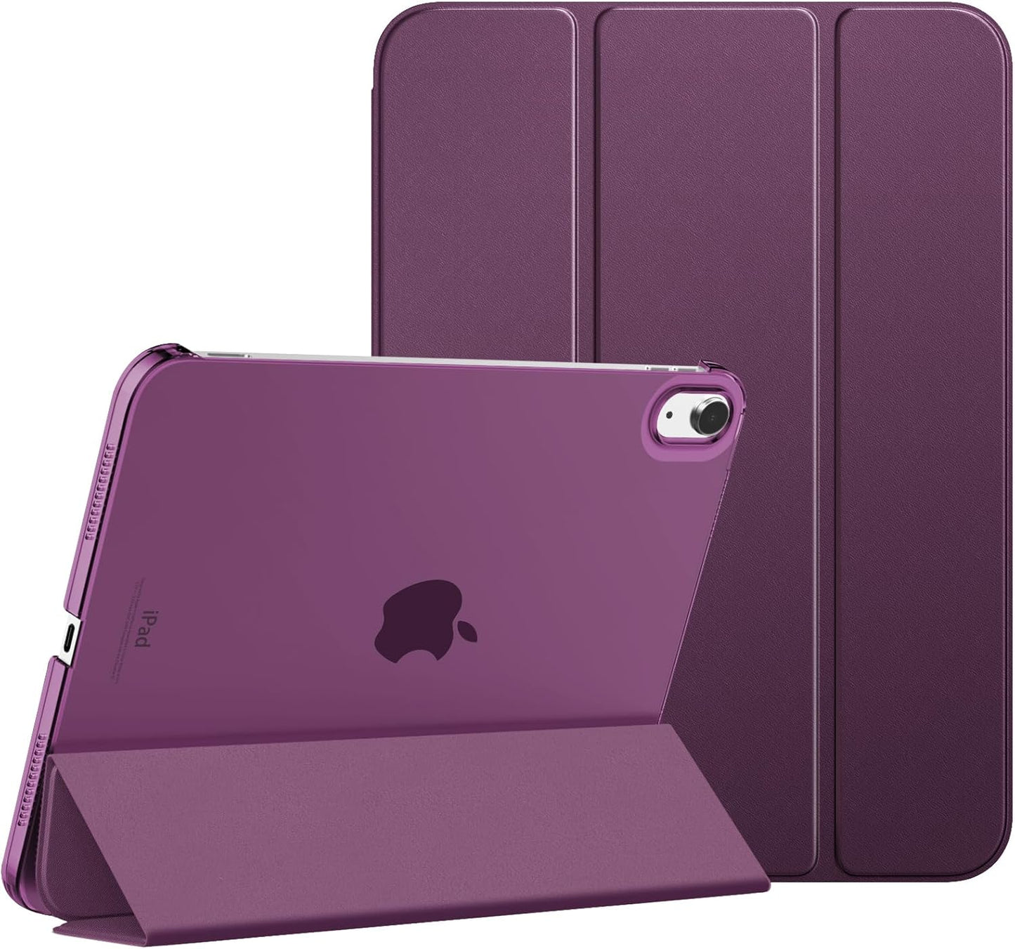 Case for Ipad (A16) 11Th Generation 11 Inch 2025, Ipad 10Th Generation 10.9 Inch 2022, Slim Stand Protective Cover with Hard PC Translucent Back Shell Cover, Support Touch ID, Navy Blue