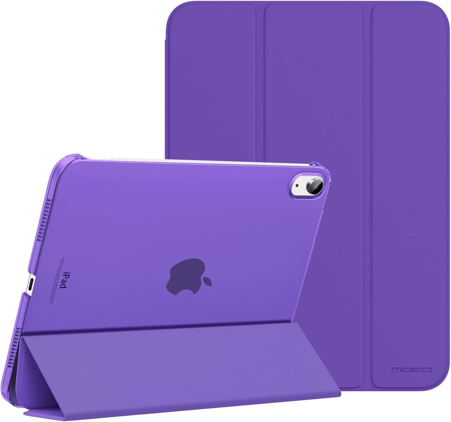 Case for Ipad (A16) 11Th Generation 11 Inch 2025, Ipad 10Th Generation 10.9 Inch 2022, Slim Stand Protective Cover with Hard PC Translucent Back Shell Cover, Support Touch ID, Navy Blue