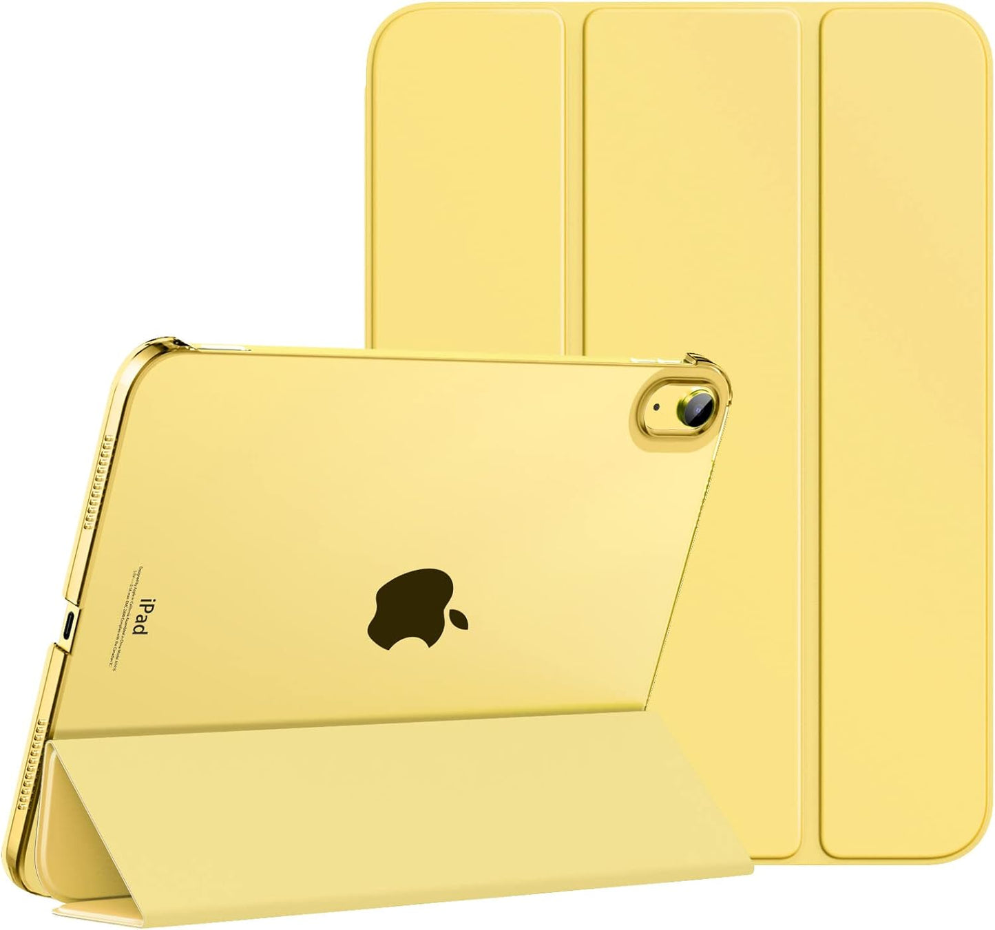 Case for Ipad (A16) 11Th Generation 11 Inch 2025, Ipad 10Th Generation 10.9 Inch 2022, Slim Stand Protective Cover with Hard PC Translucent Back Shell Cover, Support Touch ID, Navy Blue