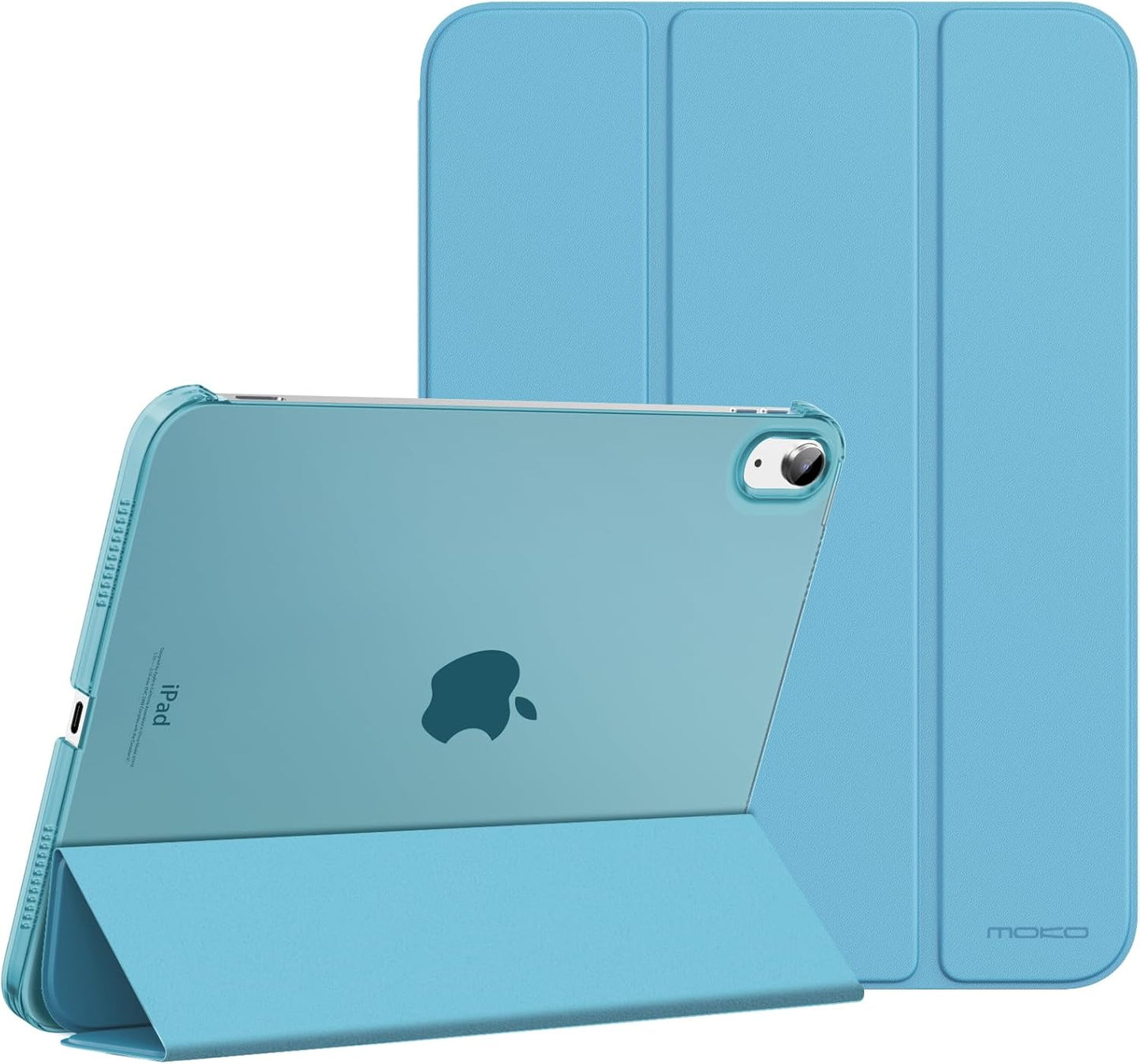 Case for Ipad (A16) 11Th Generation 11 Inch 2025, Ipad 10Th Generation 10.9 Inch 2022, Slim Stand Protective Cover with Hard PC Translucent Back Shell Cover, Support Touch ID, Navy Blue