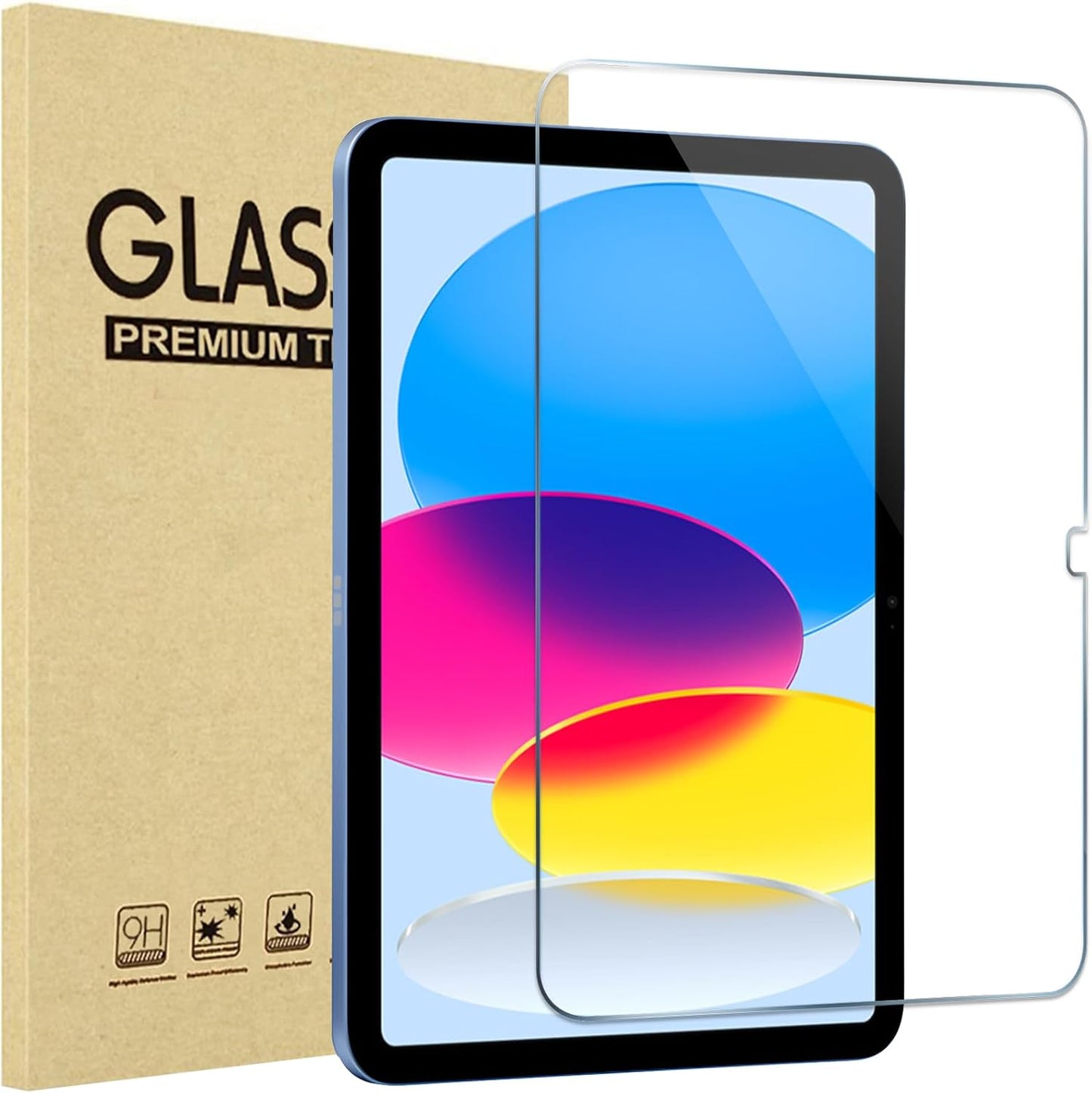 2 Pack Screen Protector for Ipad A16 2025 11Th/10Th 2022 Generation (11-Inch/10.9), Tempered Glass Film Guard -Clear
