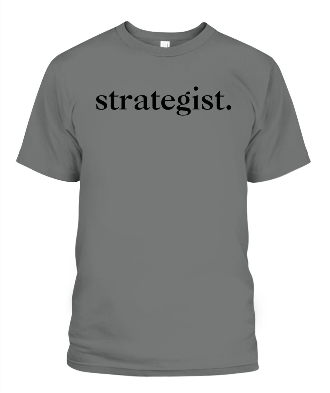 Strategist: Strategic Mindset Minimalist Style T-Shirt – for Strategy Experts in Gaming, Planning, Decision Making and Leading