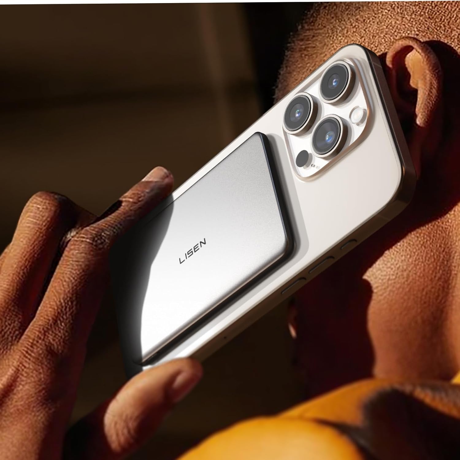 0.3‘’ Ultra Slim Magsafe Portable Charger Iphone,5000Mah Wireless Card Slim Magsafe Battery Pack,Europe Vacation Essential Phone Accessories,Magnetic Power Bank for Iphone 16 Pro Max/15/14/13/12