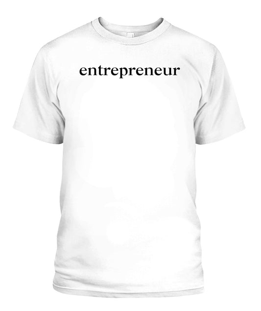 Limitless Entrepreneur Mindset Minimalist Style T-Shirt – for Persons who Manage any Enterprise or Business
