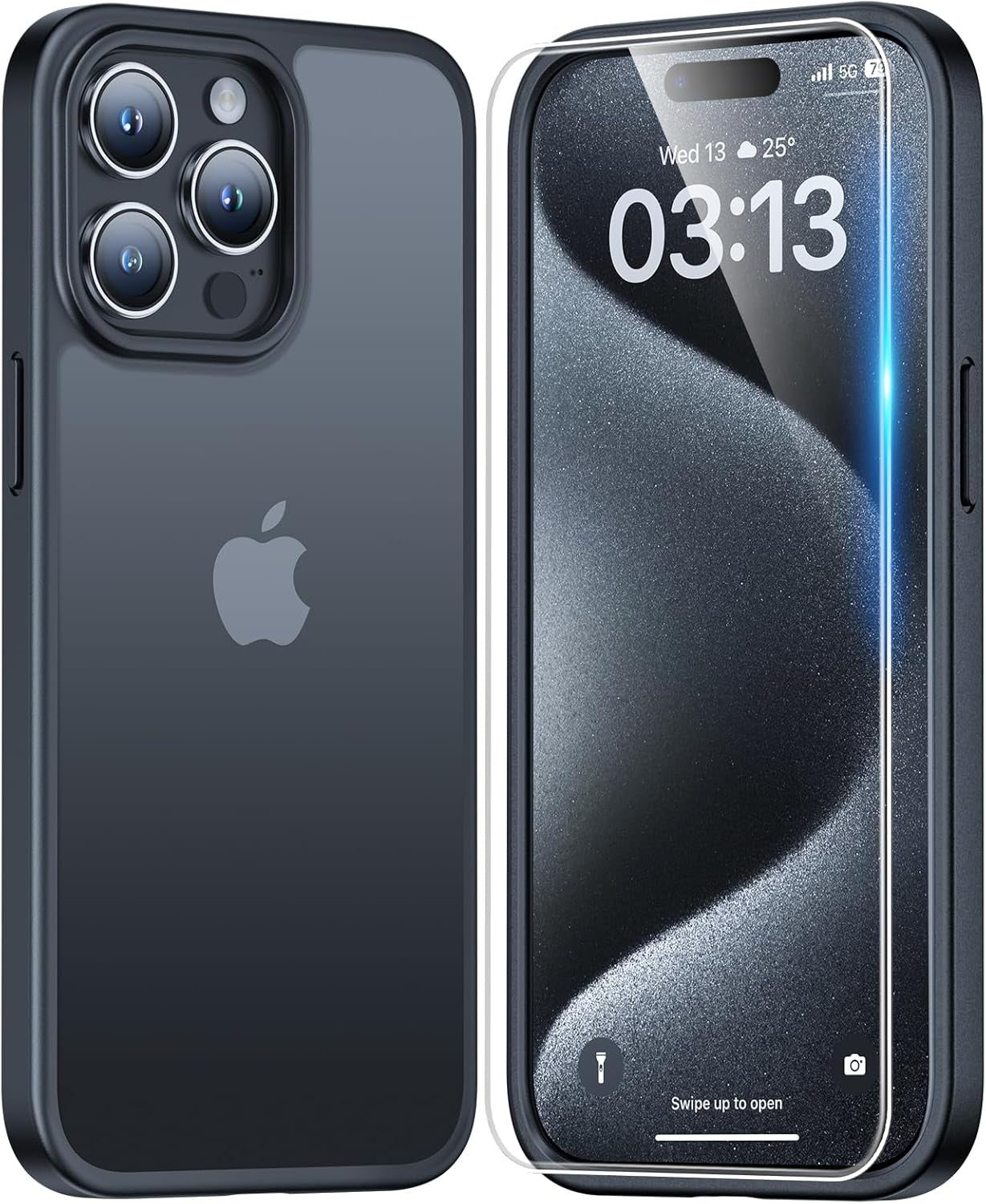 3 in 1 for Iphone 16 Case, Compatible with Magsafe [Anti-Yellowing] with 2X Screen Protectors, Military-Grade Protection, Shockproof Slim Magnetic Phone Case for Iphone 16 6.1", Clear
